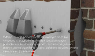 Wykonanie wtórne izolacji poziomej