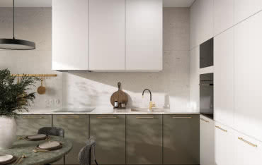 Kuchnia w kolorze szałwii – hit aranżacyjny, który odmieni każde wnętrze