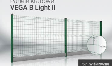 Promocja na panele kratowe Vega B-Light II marki WIŚNIOWSKI!