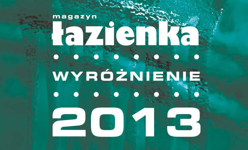 Produkty TECE wyróżnione w konkursie "Łazienka - Wybór Roku 2013"