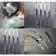 Szkło grawerowane w drzwiach i przegrodach