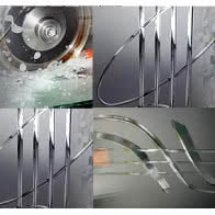 Szkło grawerowane w drzwiach i przegrodach