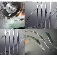 Szkło grawerowane w drzwiach i przegrodach