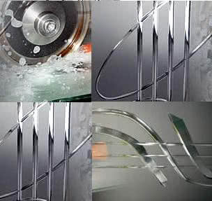 Szkło grawerowane w drzwiach i przegrodach