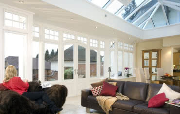 Ogród zimowy - salon pod szkłem