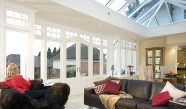 Ogród zimowy - salon pod szkłem