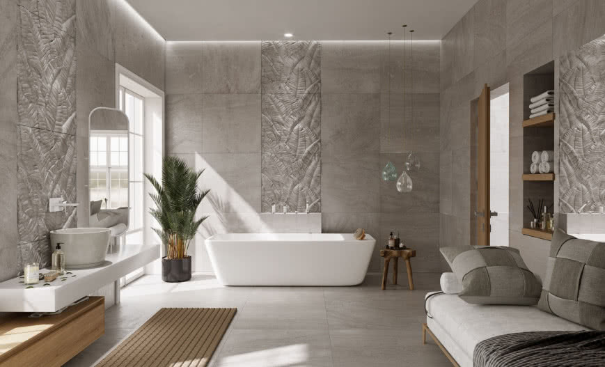 Zaskakujące wykończenie łazienki – baterie w dwóch kolorach