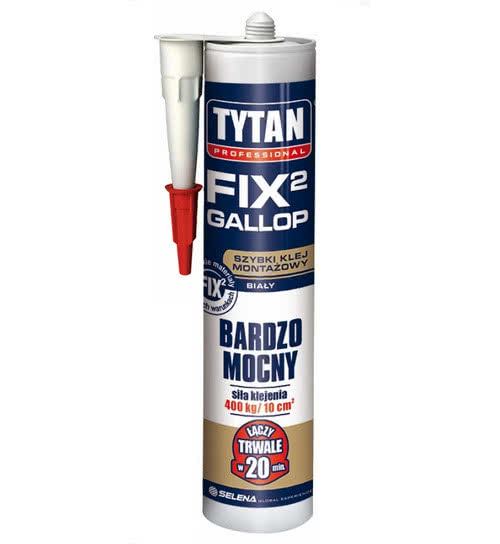 Klej montażowy FIX<sup>2</sup> GALLOP