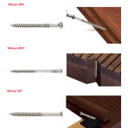 Wkręty do konstrukcji tarasowych