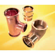 Łączniki zaciskowe z miedzi SANHA Press