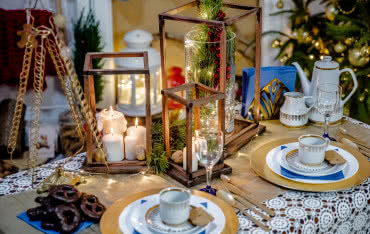 Zrób to sam! Lampiony na świąteczny stół