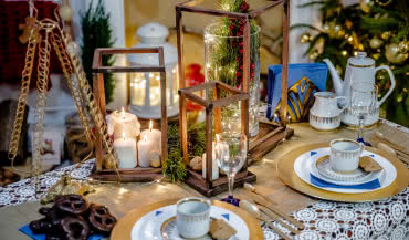 Zrób to sam! Lampiony na świąteczny stół