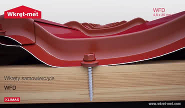 Wkręty samowiercące WFD do mocowania pokryć dachowych z blachy