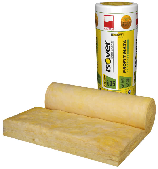 Mata z wełny mineralnej szklanej  Profit-Mata