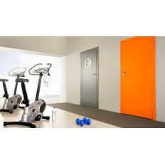 Drzwi Płytowe z bulajem