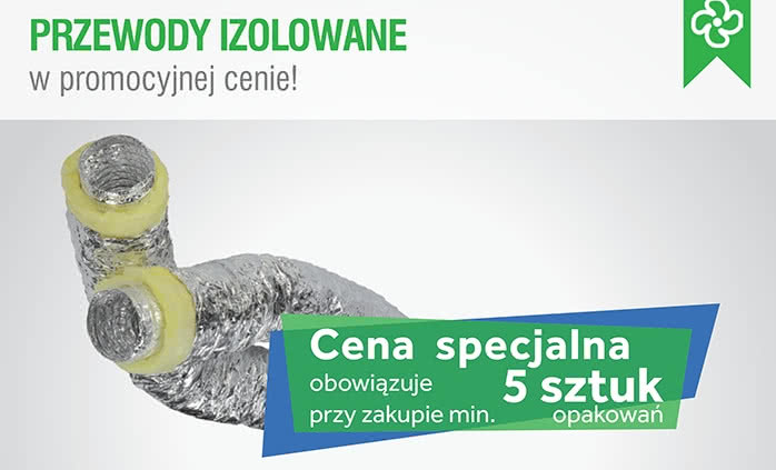 Przewody izolowane w promocyjnej cenie