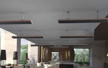 Promienniki GUTTA IRH - niezawodne ogrzewanie zadaszeń