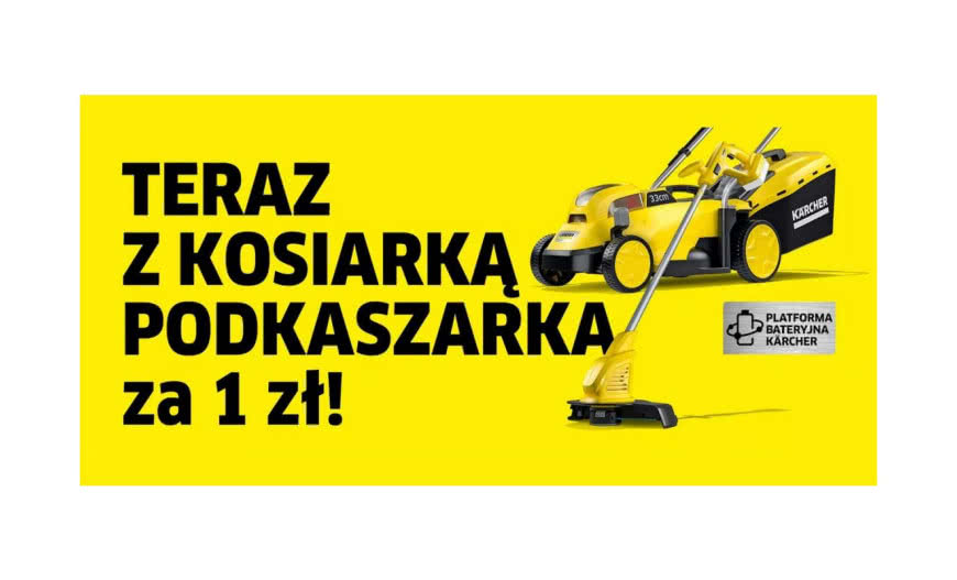 Podkaszarka Kärcher za 1 zł brutto - sprawdź warunki promocji!