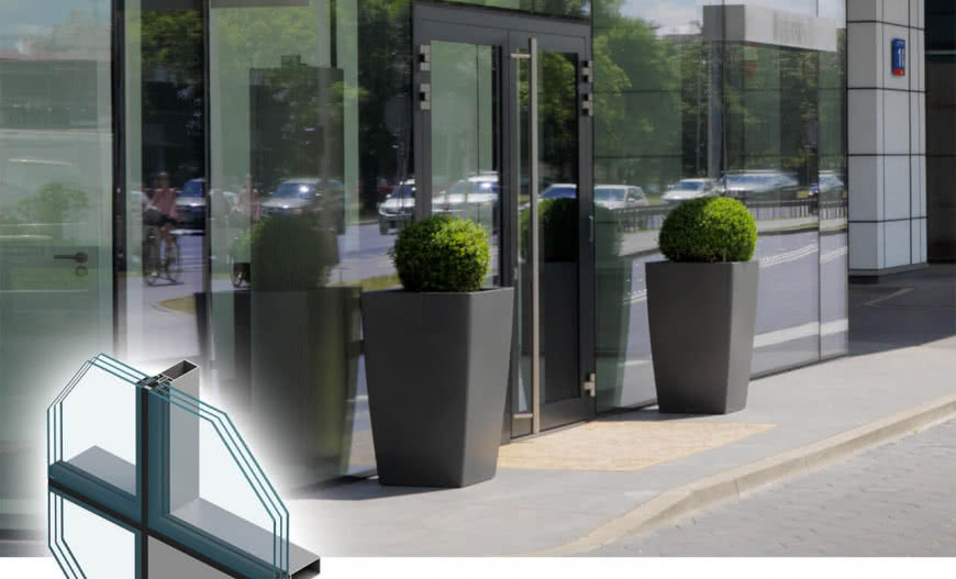 System montażu okien i drzwi w fasadzie MB-SR50N EFEKT