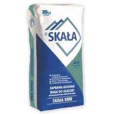 SKAŁA KMB - zaprawa klejowa biała do glazury wysokoplastyczna