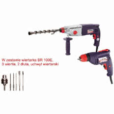 Młot pneumoudarowy BPR 261E + wiertarka BR 100E