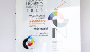 Kalendarz WIŚNIOWSKI doceniony przez znawców sztuki