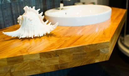 Blaty i półki klejone z drewna