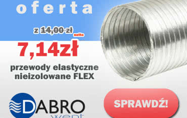 Przewody elastyczne Flex w DABROofercie - aż do 30 kwietnia z super rabatem