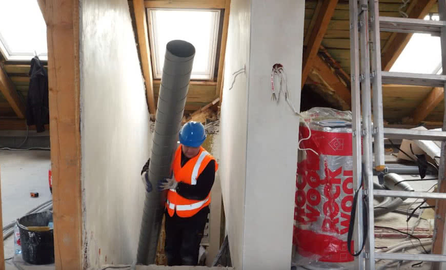 Adaptacja poddasza - woda i kanalizacja, wentylacja i ogrzewanie