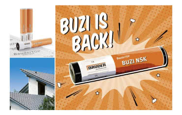 BauderTOP BUZI NSK – dyfuzyjna bitumiczna membrana podkładowa