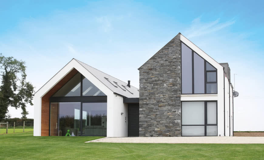 Zobacz inteligentny dom skierowany na południe 