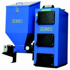 Kocioł KP z podajnikiem i paleniskiem retortowym