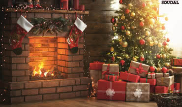 Zabezpieczenie kominka uszczelniaczem do pieca firmy Soudal