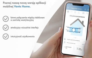 Nowa aplikacja mobilna Vents Home 