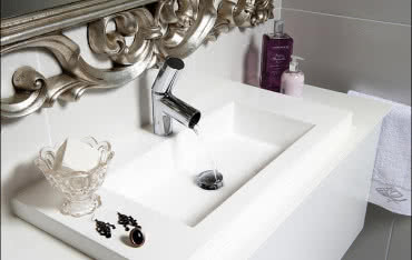 Motywy geometryczne w łazience