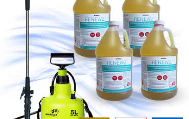 4 butle Renewz z hydronetką 5l za 727 zł.