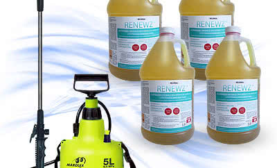 4 butle Renewz z hydronetką 5l za 727 zł.