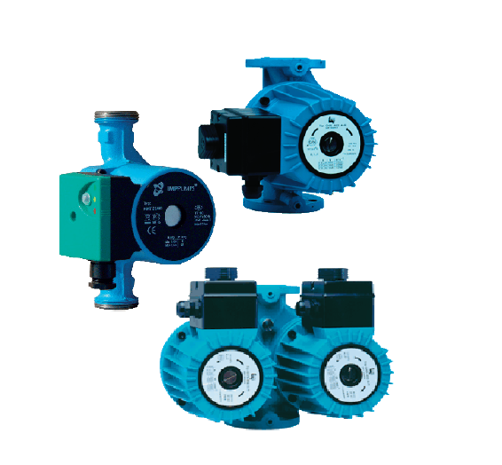 Pompy obiegowe do c.o. i cyrkulacyjne do c.w.u. firmy IMP