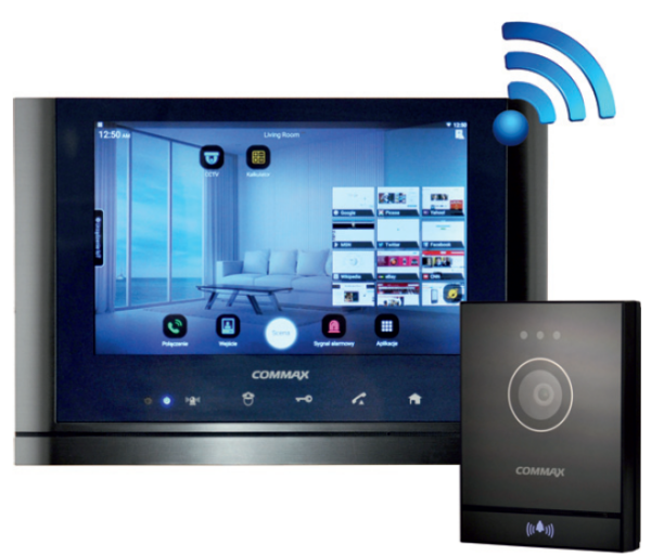 Wideodomfon jednoabonentowy IP CIOT-1020M z kamerą CIOT-D20M