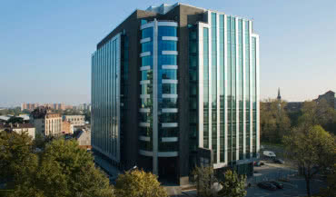 Centrum biurowe Vinci z urządzeniami Smay