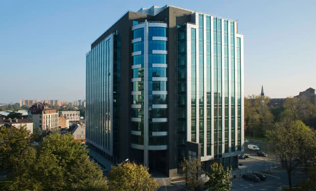 Centrum biurowe Vinci z urządzeniami Smay