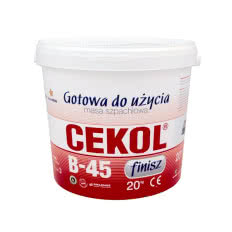 Gotowa masa szpachlowa CEKOL B-45 finisz