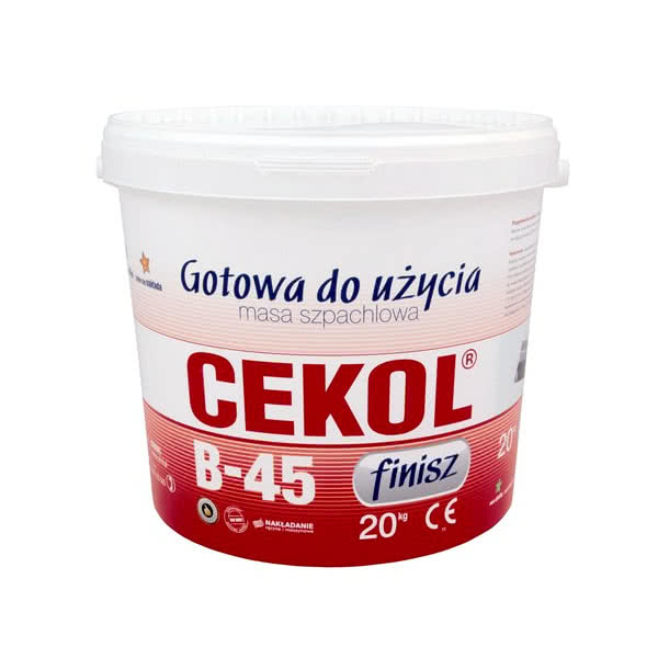 Gotowa masa szpachlowa CEKOL B-45 finisz