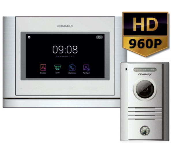 Wideodomofon jednoabonentowy CDV-704MA z kamerą DRC-40KHD