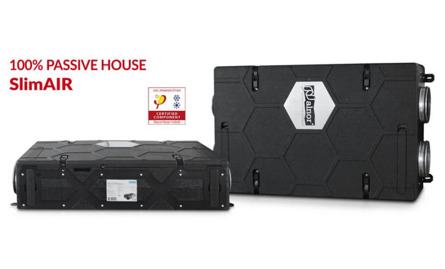 Certyfikat Passive House Institiute dla rekuperatorów HRU-SlimAIR-250