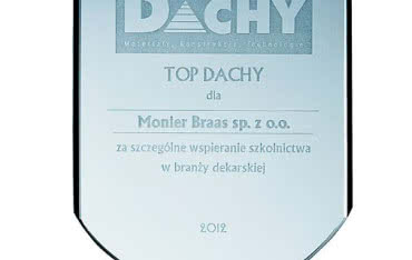 Marka Braas wyróżniona za wspieranie szkolnictwa w branży dekarskiej