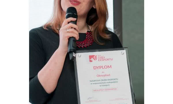 OKNOPLAST został laureatem konkursu Orły Eksportu Województwa Małopolskiego