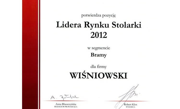 Dwie nagrody dla firmy Wiśniowski