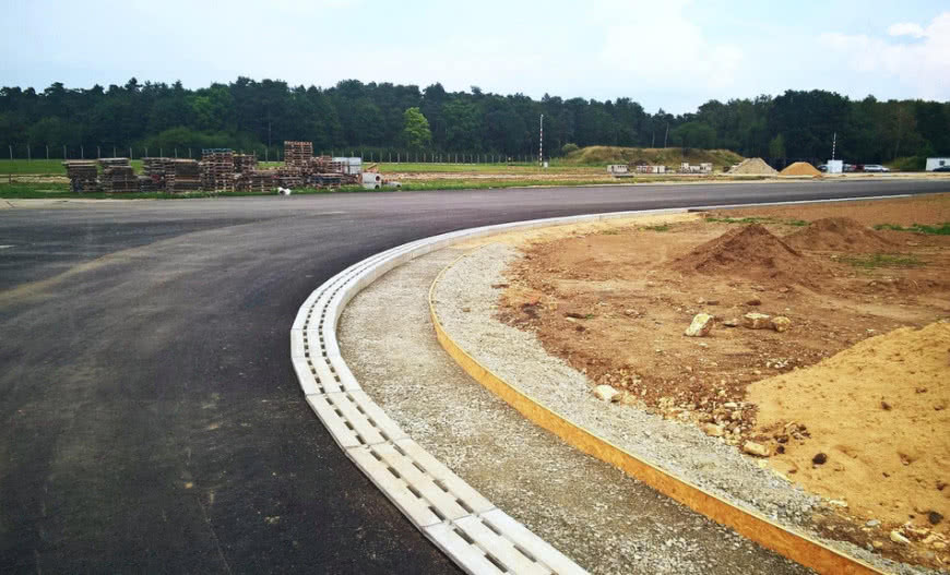 Innowacyjny system odwodnień AS na torze wyścigowym w Kamieniu Śląskim