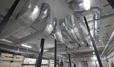 Izolacja okrągłych i prostokątnych przewodów HVAC